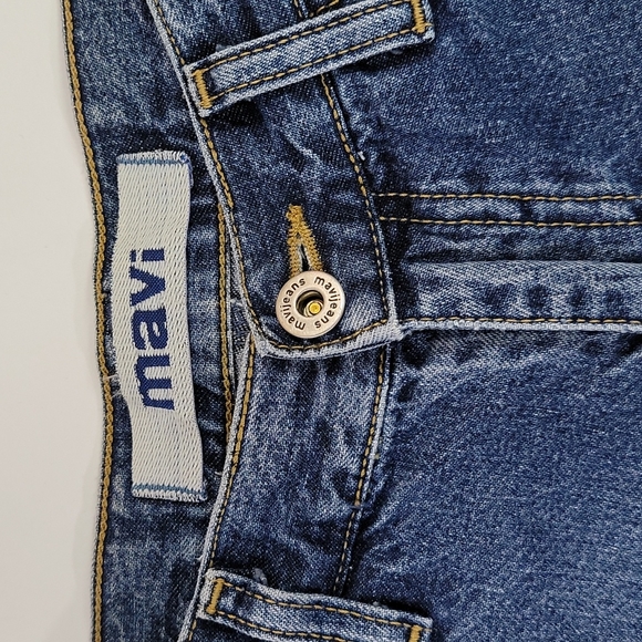 MAVI ♡ Sweet 'n Sexy 510 Michelle Split Flare Leg Distressed Denim Jeans 27/32 - Picture 8 of 17